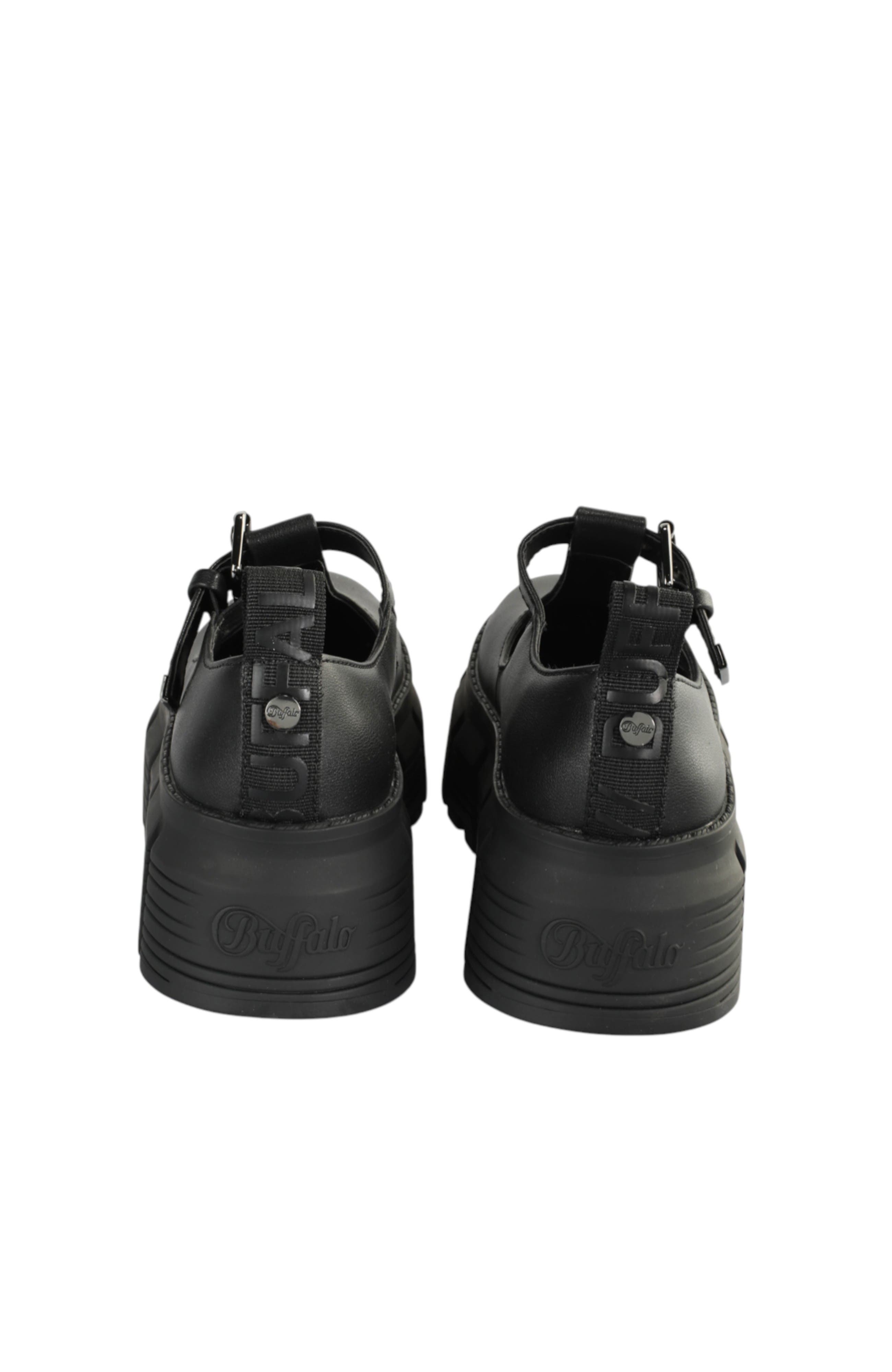 Buffalo Boots Ava Mary Flat Shoe, Alternate, color, Black