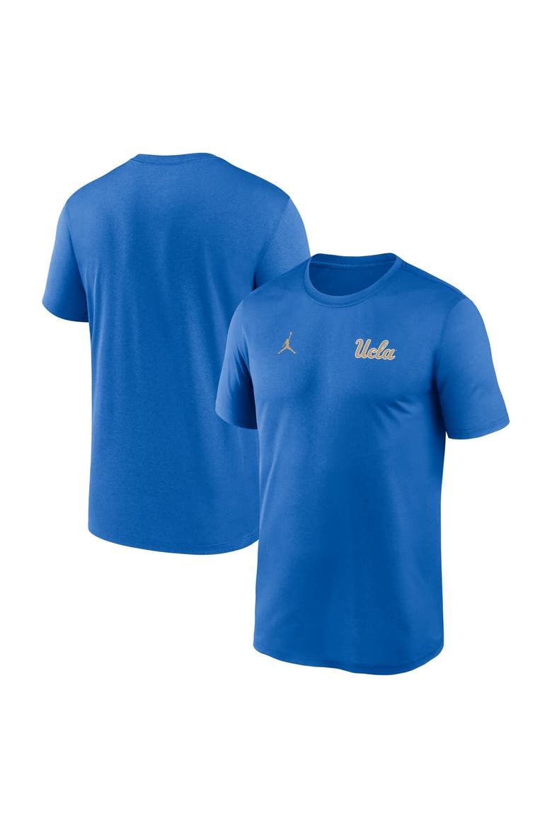 Men's Jordan Brand Blue UCLA Bruins 2025 Sideline Small Logo Legend Performance T-Shirt, Alternate, color, Blue