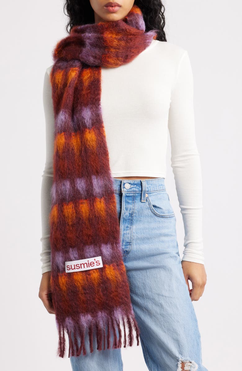 Susmie's Wool & Mohair Fringe Scarf, Alternate, color, Luna Mezzo