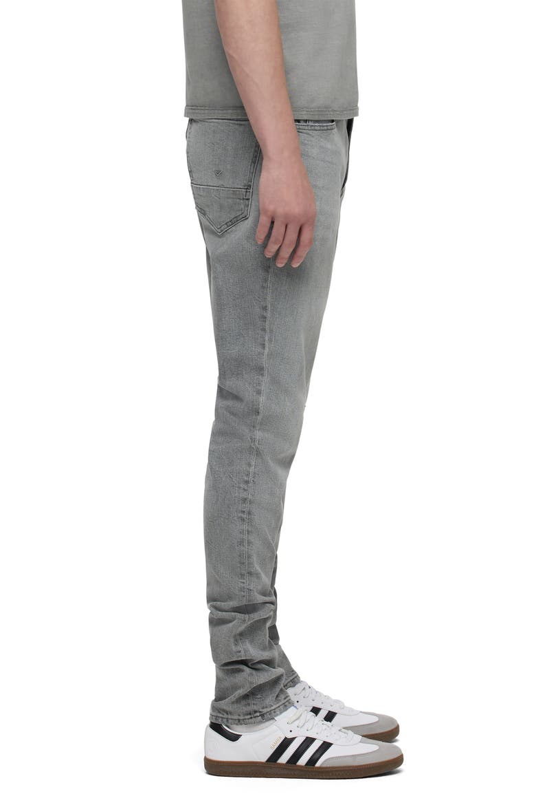 Zack Ripped Skinny Jeans, Alternate, color, GREY FIELD