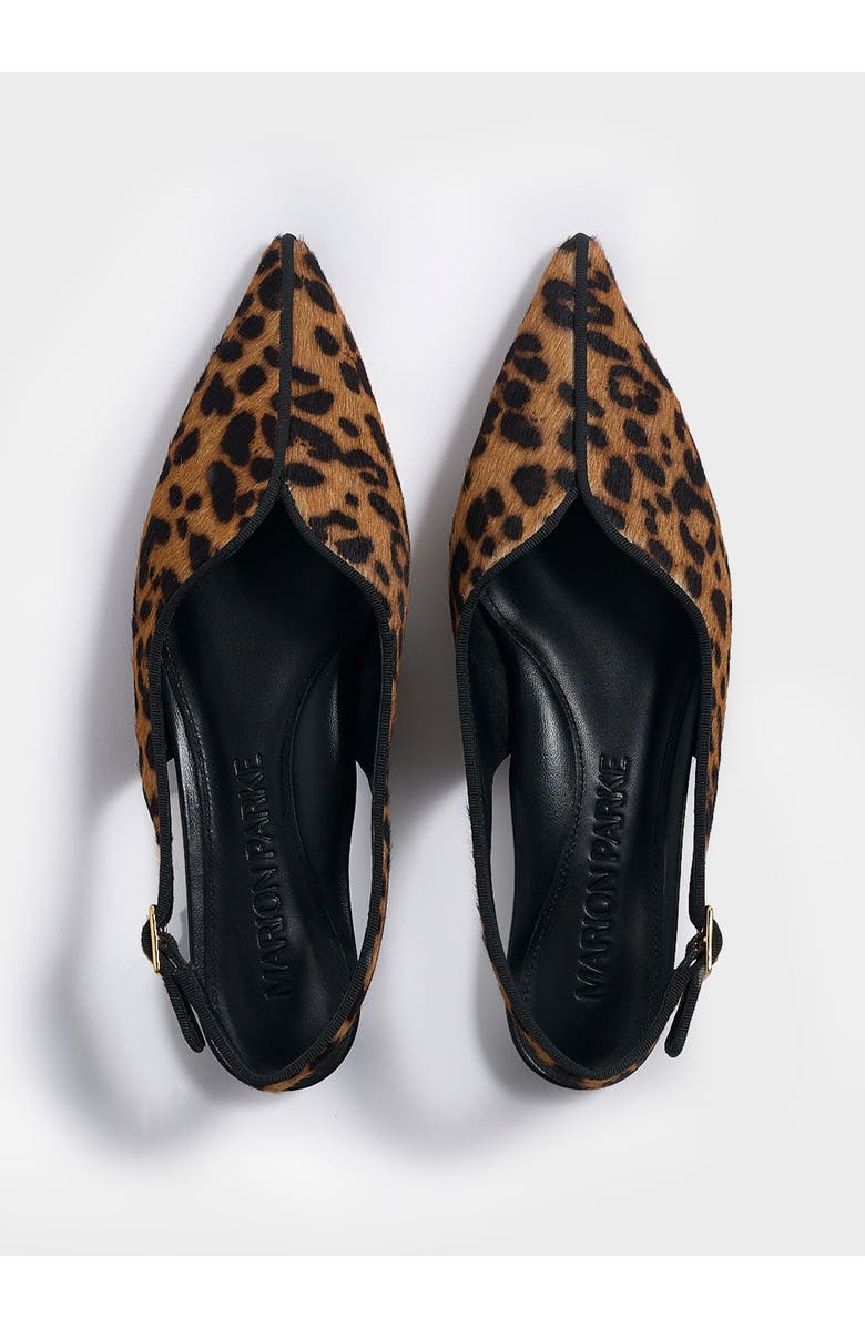 MARION PARKE Cynthia Flat | Calf Hair, Alternate, color, Leopard