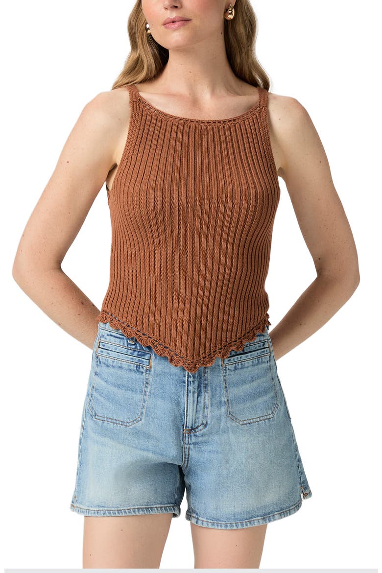 Bacini Sweater Tank, Main, color, ARGAN OIL
