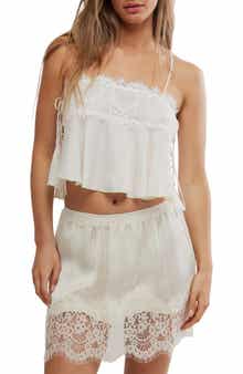 Free People Sweet Love Crop Pajama Camisole