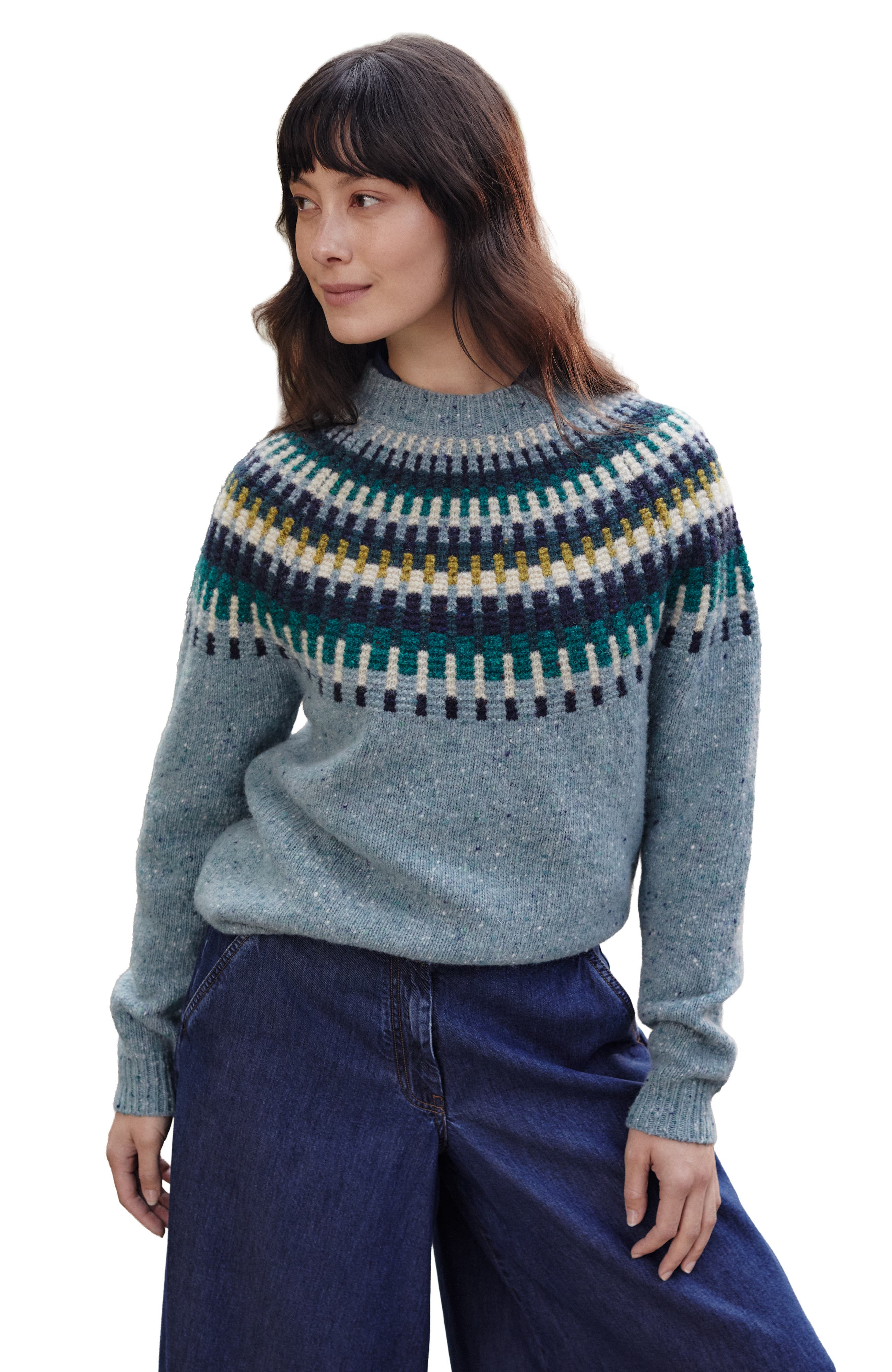 Stitch Yoke Sweater