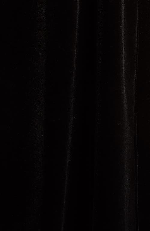Natori Natalie Velvet Robe In Black