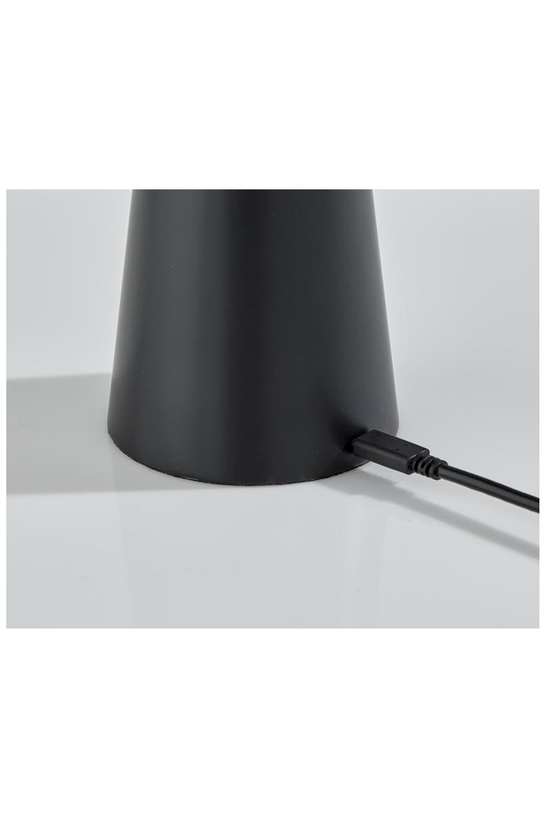 Jacky Cordless LED Table Lamp, Alternate, color, BLACK