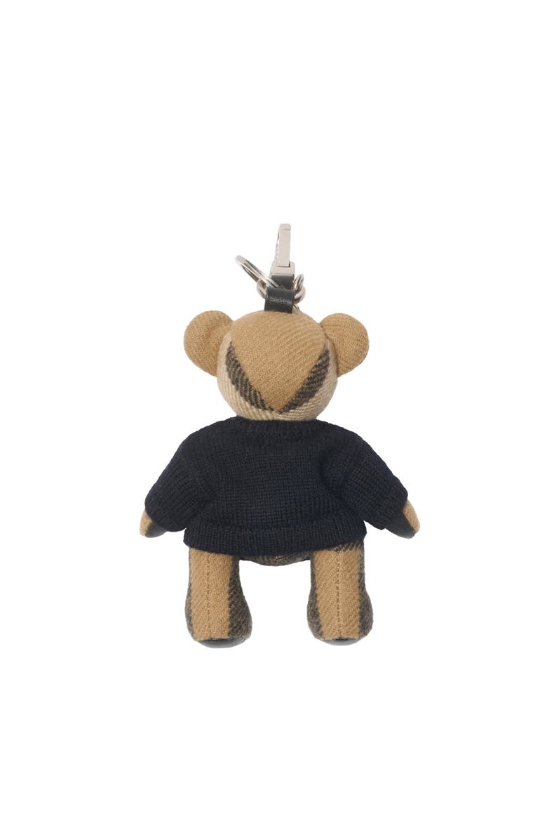 Burberry Thomas Bear Charm, Alternate, color, British Blue