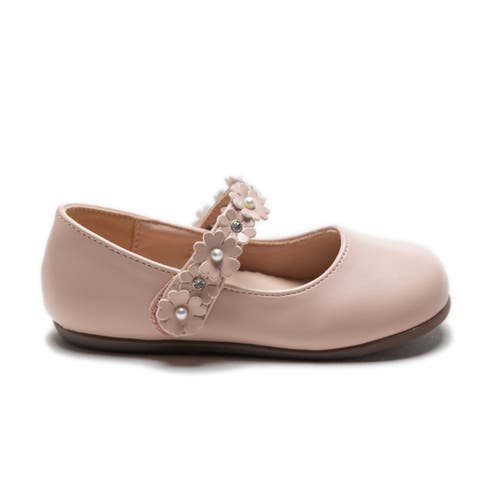 Tulleen Floral-strap Ballerina Shoes In Pink