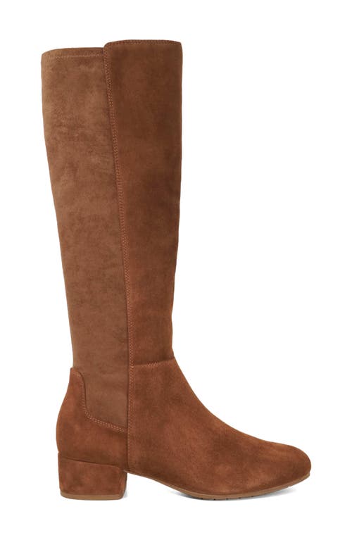 Dune London Tayla Knee High Boot In Brown
