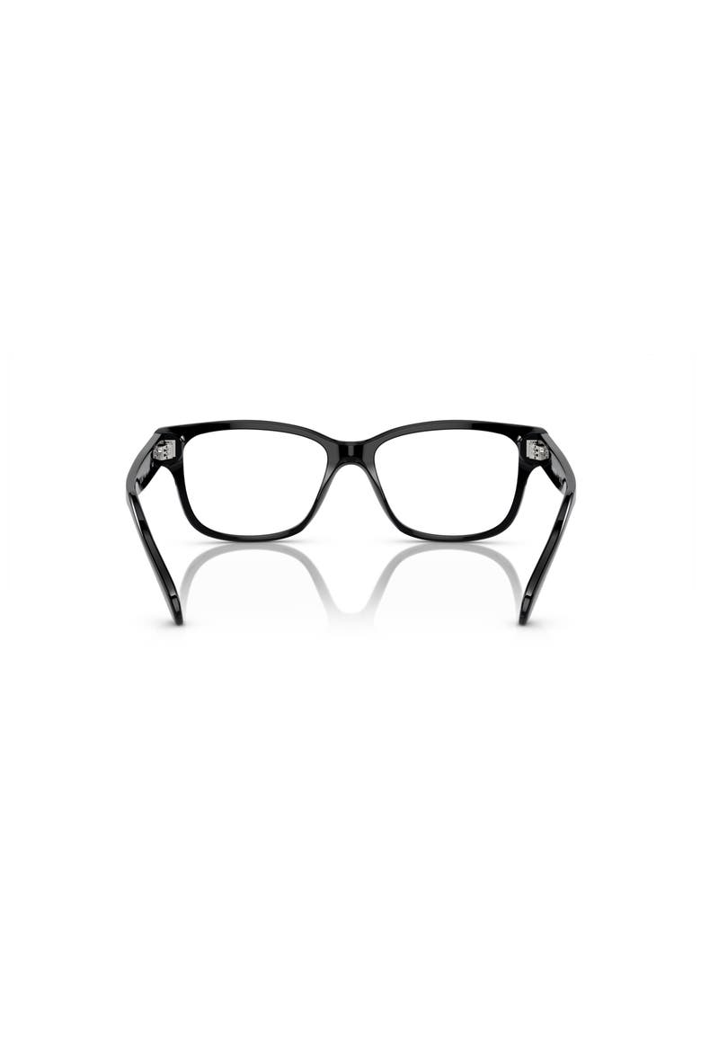 52mm Rectangle optical glasses, Alternate, color, Black