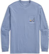 vineyard vines Chilly Peppers Long Sleeve Cotton Graphic Pocket T-Shirt