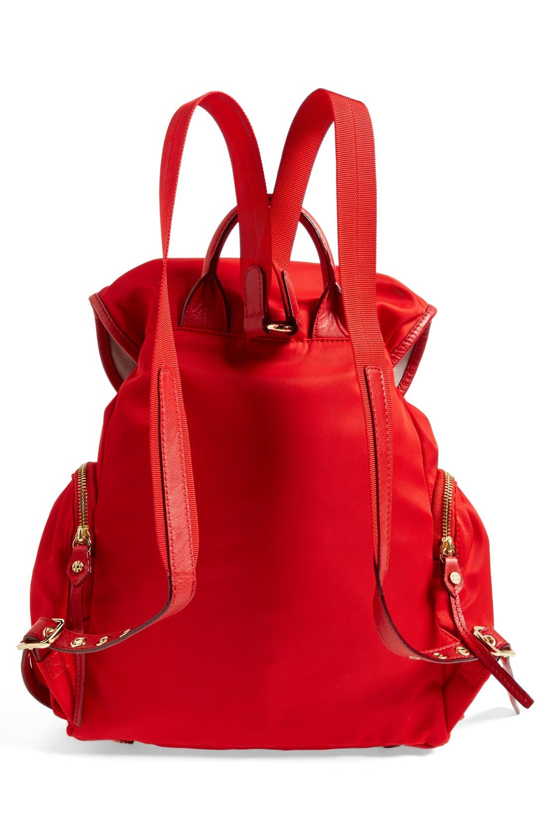 'Marlena' Nylon Backpack, Alternate, color, CHERRY BEDFORD