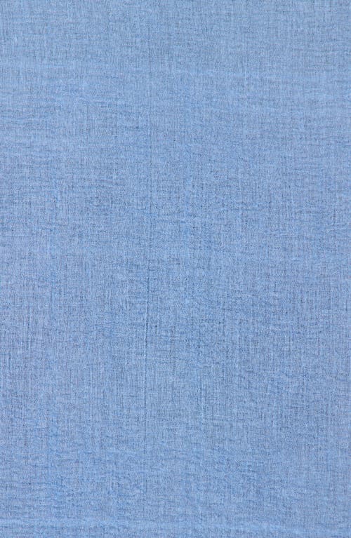 Melrose And Market Frayed Trim Scarf In Blue Provence
