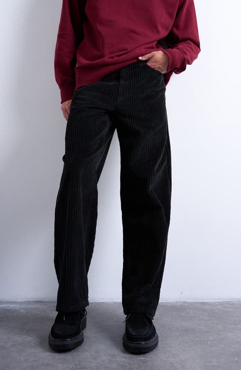 Baggy Five-Pocket Wide Wale Corduroy Pants