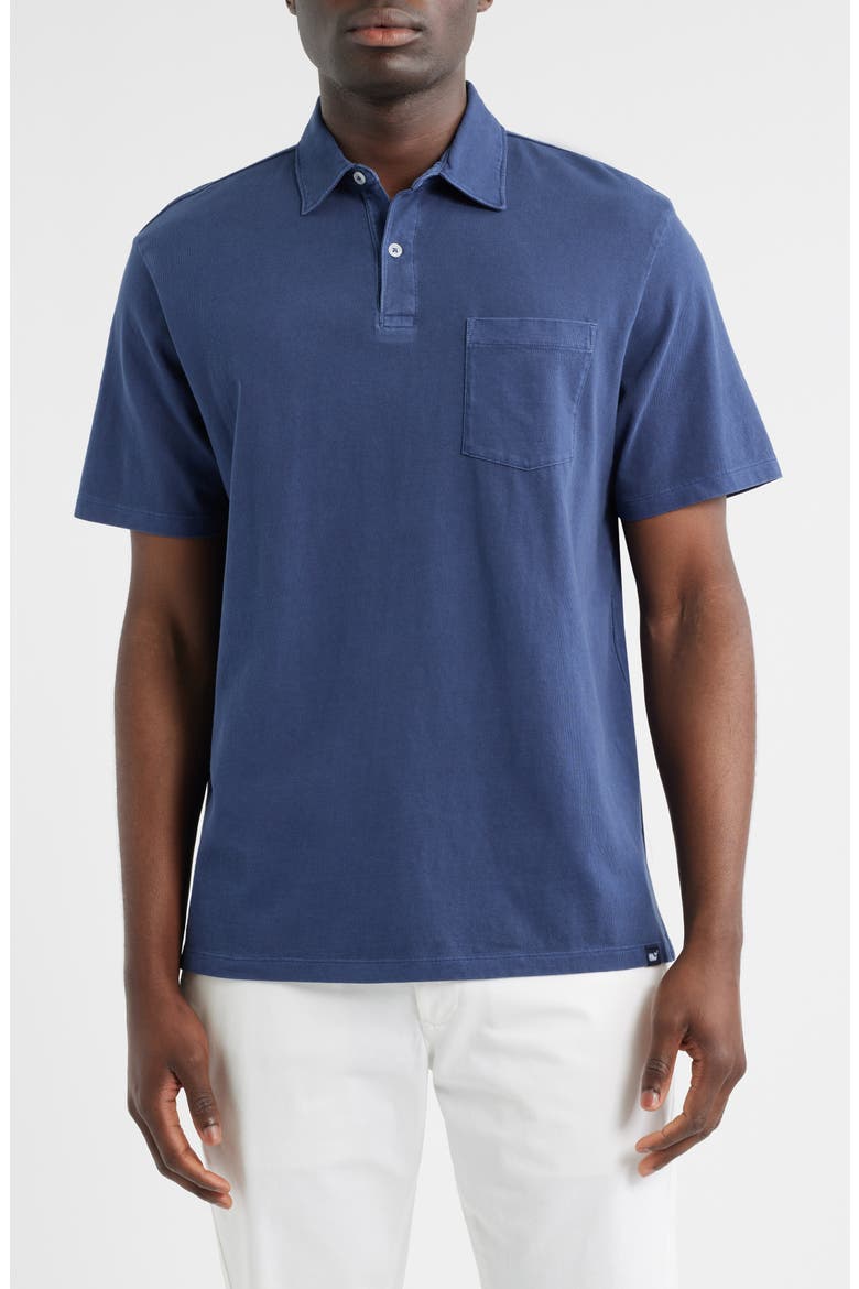Surf Pima Cotton Polo, Main, color, NAUTICAL NAVY