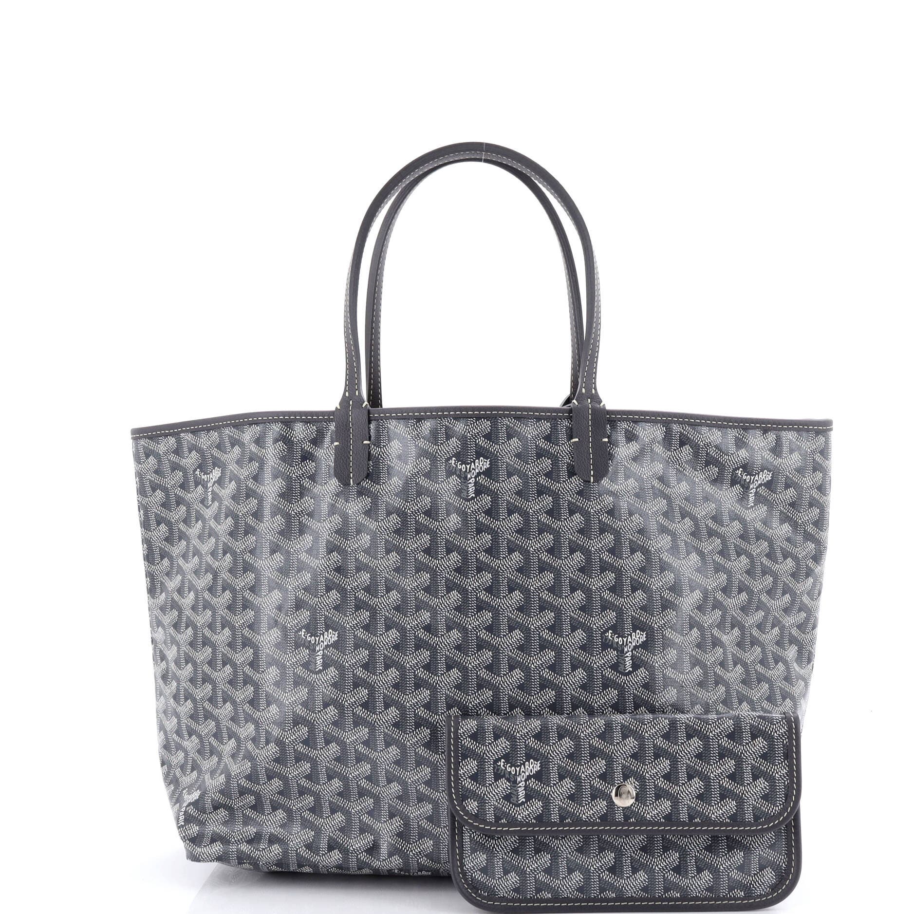 Pre-Owned Goyard Saint Louis Tote Coated Canvas PM, Alternate, color, 