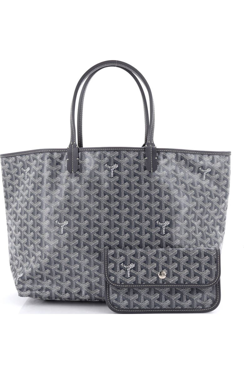 Pre-Owned Goyard Saint Louis Tote Coated Canvas PM, Alternate, color, Gray