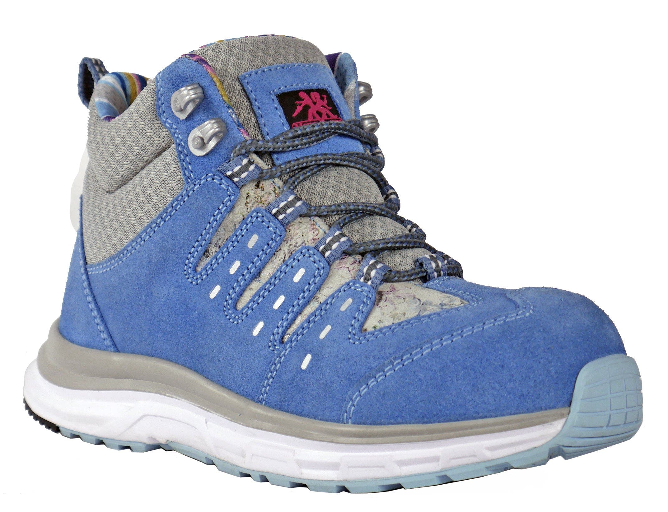 Moxie Trades Moxie Trisha Womens Composite Toe Work Shoe Blue, Main, color, Blue/Light Grey