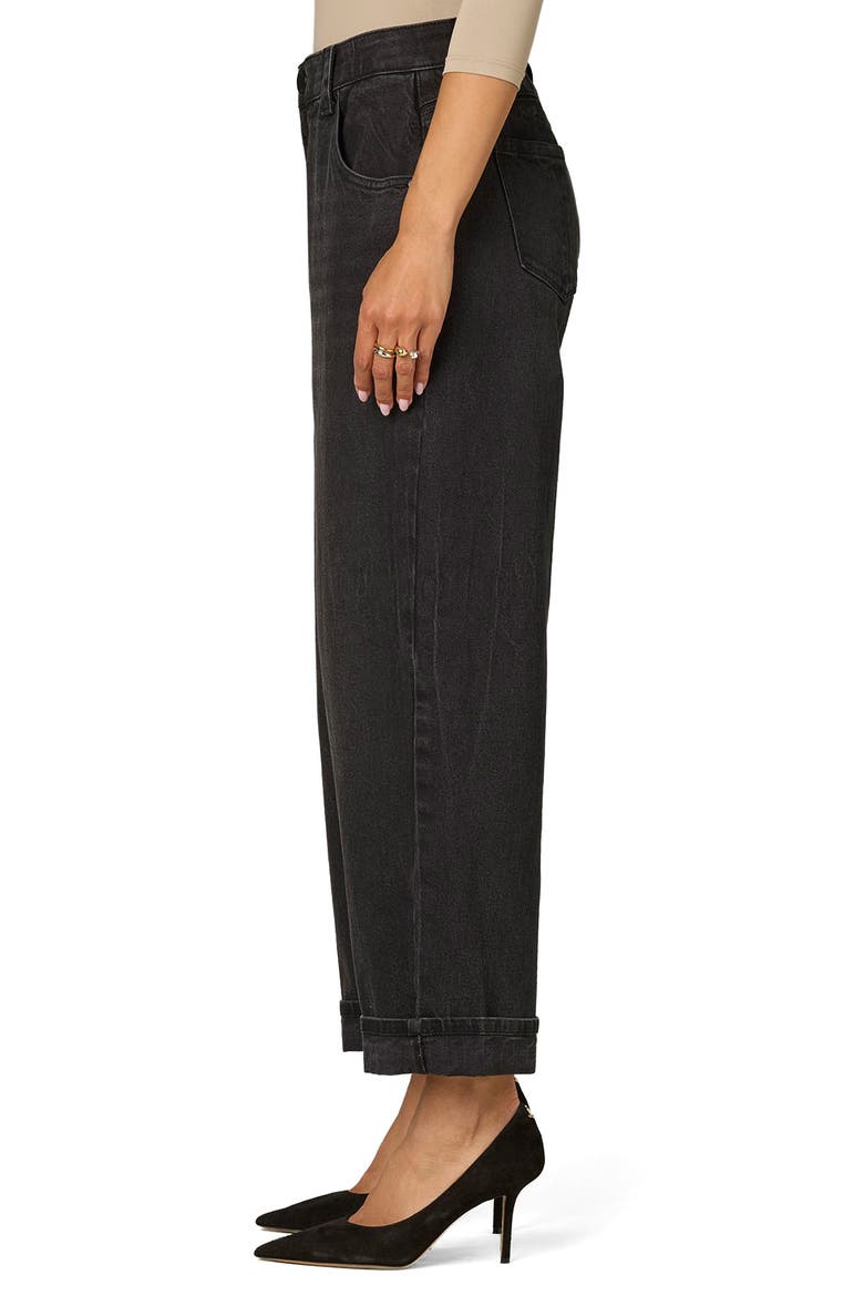 High Waist Ankle Relaxed Straight Leg Jeans, Alternate, color, WASHED BLACK ARTISANAL