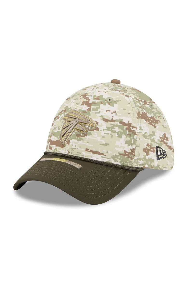 Men's New Era  Camo Atlanta Falcons 2025 Salute to Service 39THIRTY Flex Hat, Alternate, color, Camo