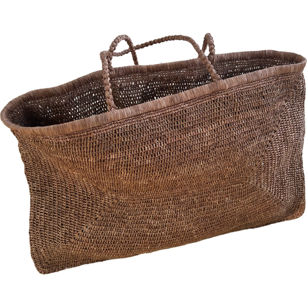 Zanatany Concepts Clipa (xxl) Raffia Beach Tote Bag In Brown
