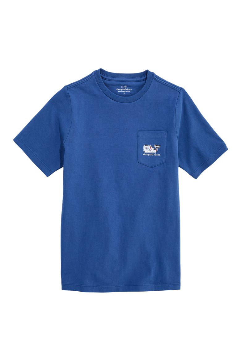 Kids' Beach Day Whale Graphic Cotton T-Shirt, Main, color, MOONSHINE