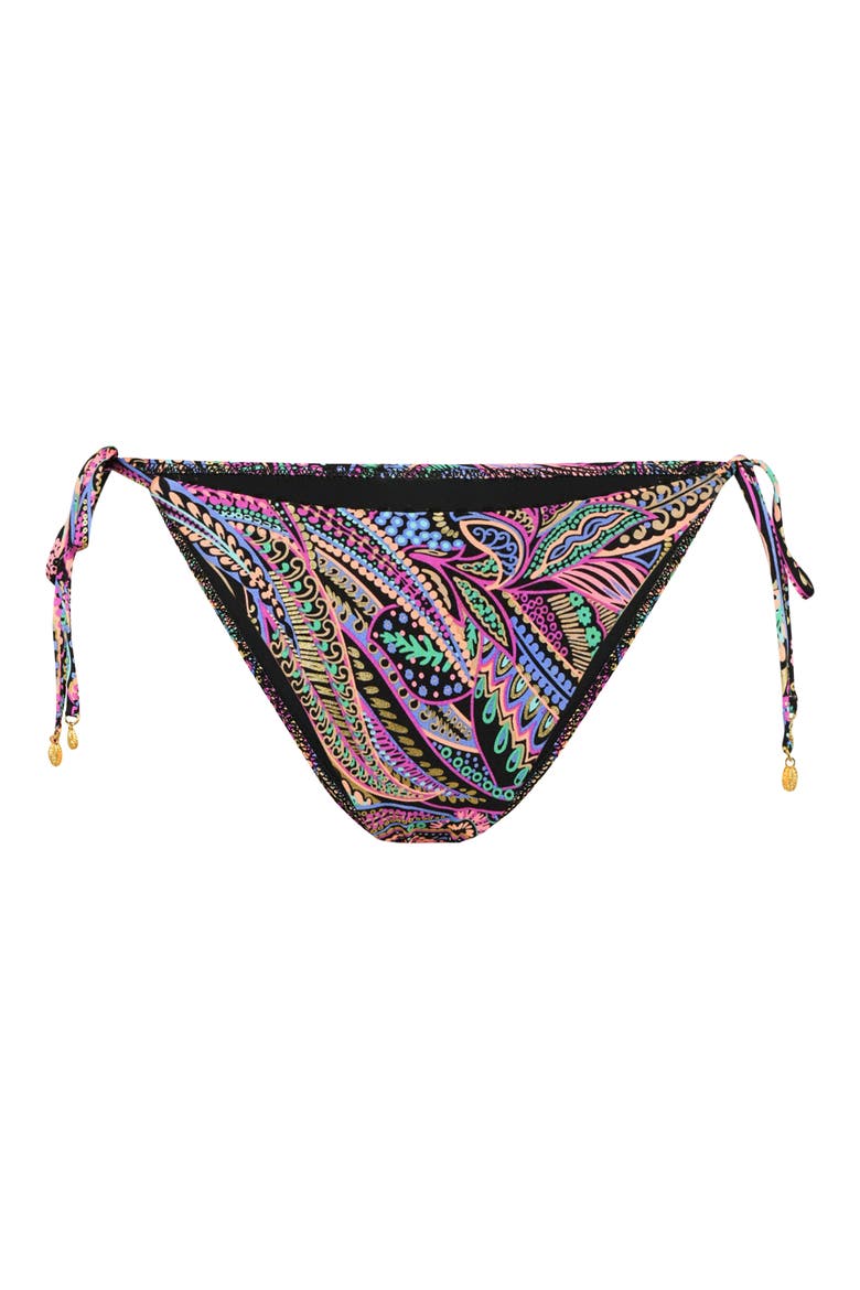 Disco String Bikini Bottoms, Alternate, color, PURPLE MULTI