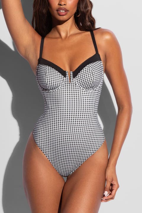 Mega Sculpting V-wire One Piece Swimsuit