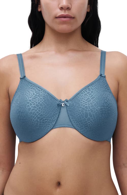 Chantelle Lingerie C Magnifique Underwire Minimizer Bra in Jeans Blue at Nordstrom, Size 34F