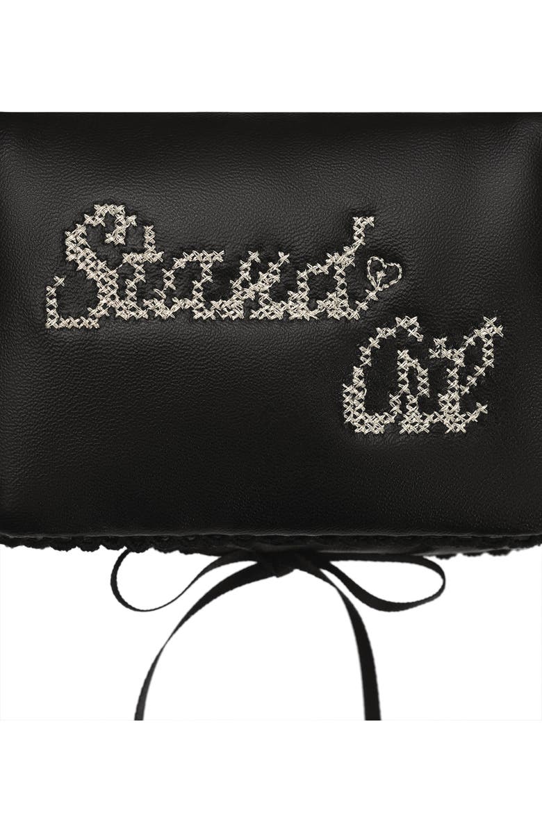 Stand Oil Embroidered Logo Wallet, Alternate, color,