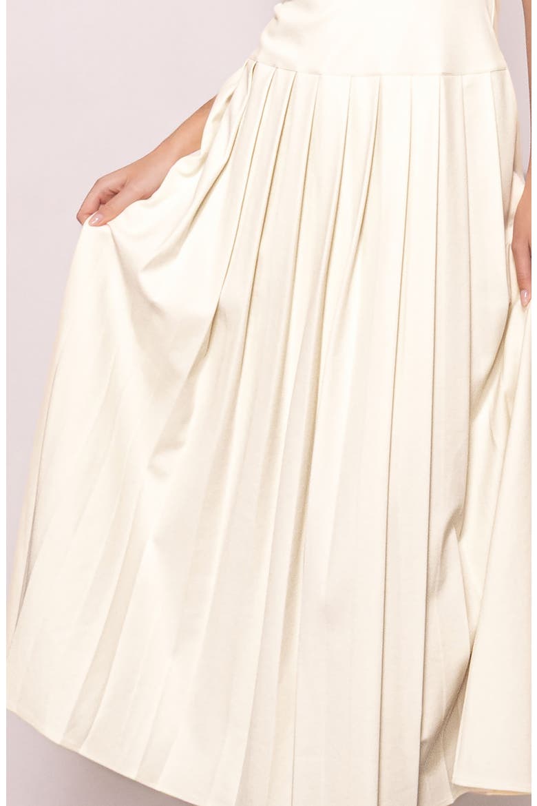 Pleated Sundress, Alternate, color, IVORY