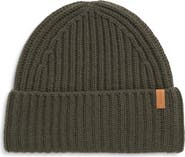 Vince Boiled Cashmere Chunky Rib Beanie