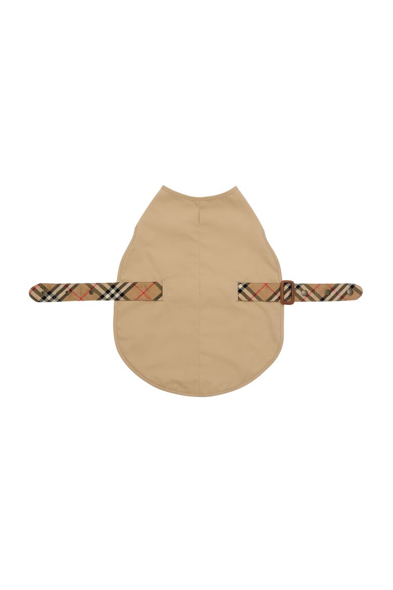 Gabardine Dog Coat, Main, color, Honey beige/sand beige