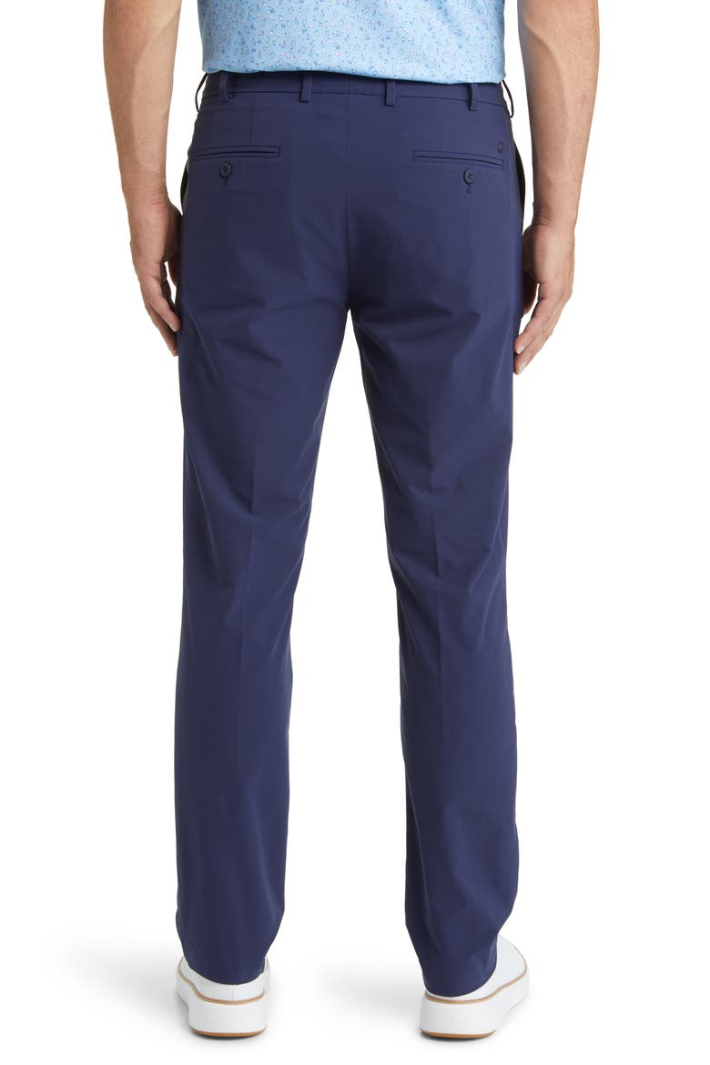 Men's Crown Crafted Surge Performance Flat Front Trousers, Alternate, color, NAVY