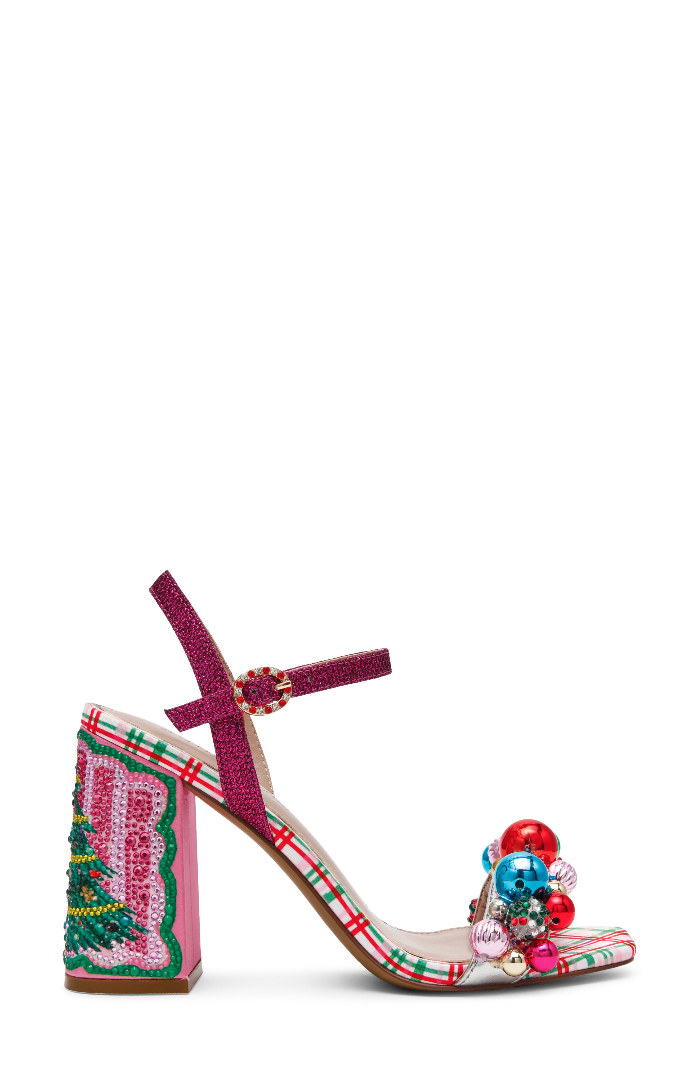 Jolly Sandal, Alternate, color, RED/ GREEN MULTI