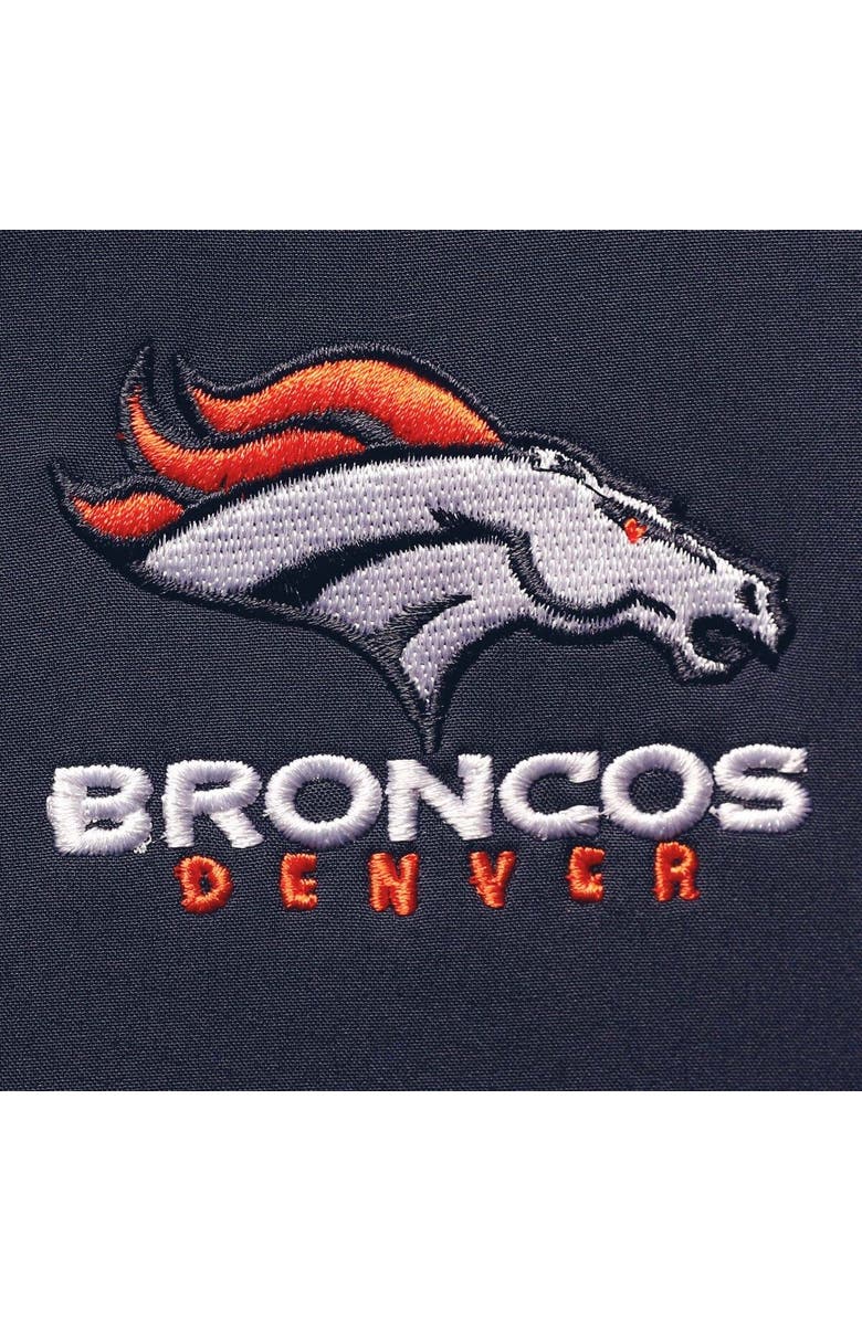 DUNBROOKE Men's Dunbrooke Navy Denver Broncos Big & Tall Archer Softshell Full-Zip Vest, Alternate, color,