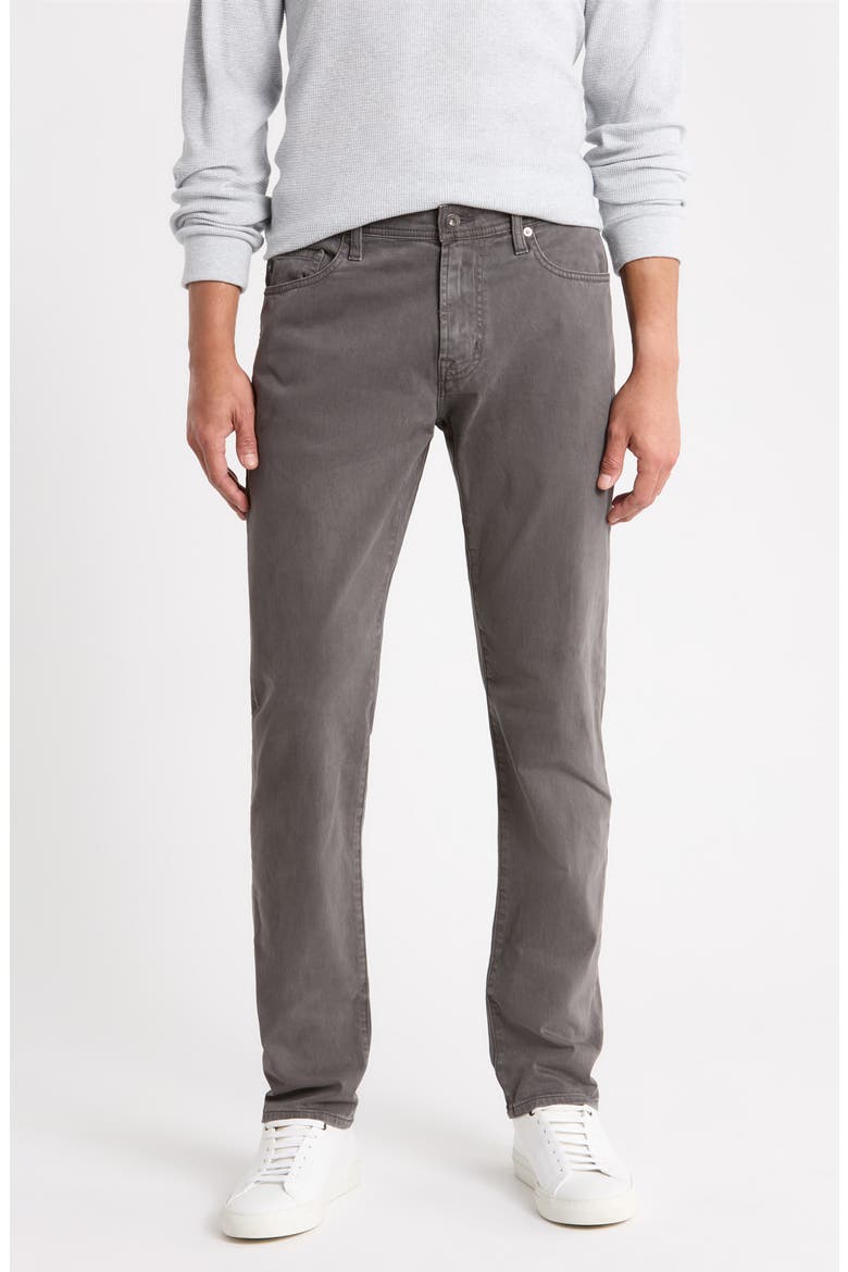 Tellis Stretch Sateen Modern Slim Pants, Main, color, SULFUR EVENING SMOKE