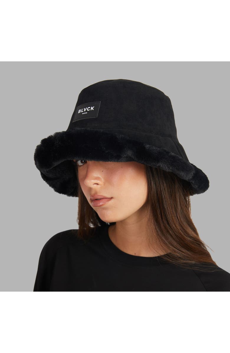 Blvck Paris Blvck Suede Bucket Hat, Alternate, color, 