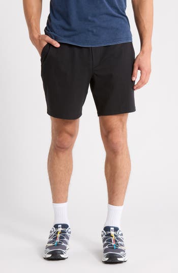 Z by Zella All Day Knit 8-Inch Shorts in Black at Nordstrom Rack, Size Large