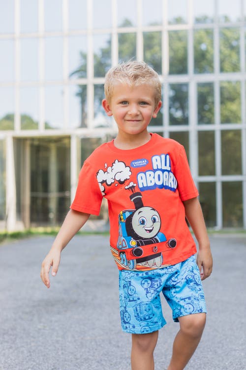 Thomas & Friends Tank Top, T-shirt & Shorts Set In Multi