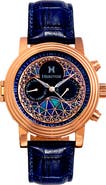 Heritor Automatic Legacy Leather-Band Watch w/Day/Date