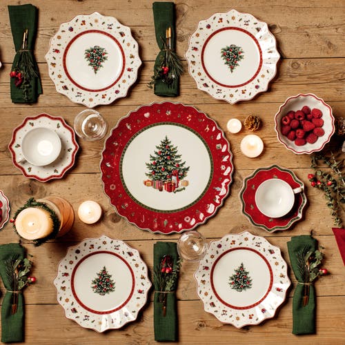 Villeroy & Boch Toy's Delight Cake Plate In Red