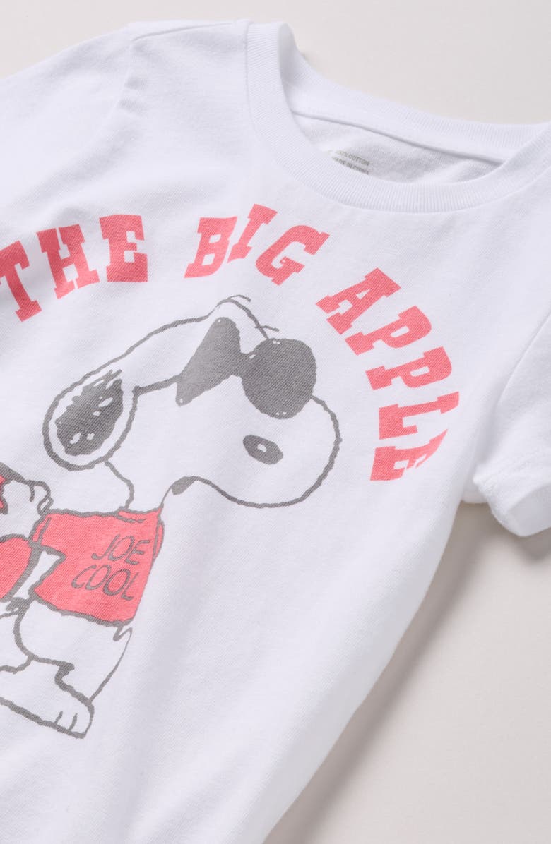 Tucker + Tate Kids' Cotton Graphic T-Shirt, Alternate, color, White Snoopy Nyc