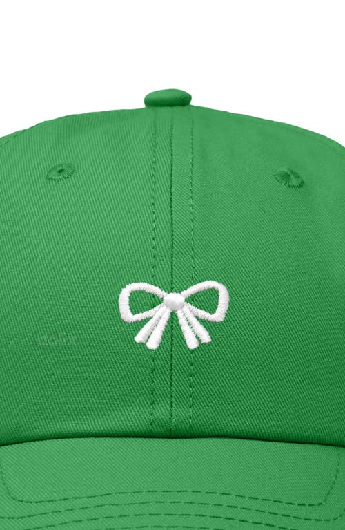 Dalix Bow Dad Cap In Green