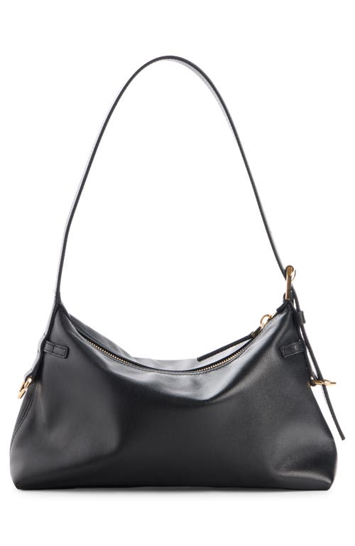 Givenchy Voyou Mini Leather Shoulder Bag In Black