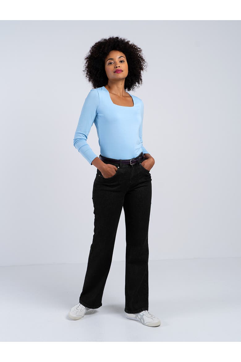 Darla Comfort Bootcut Jeans, Alternate, color, Black