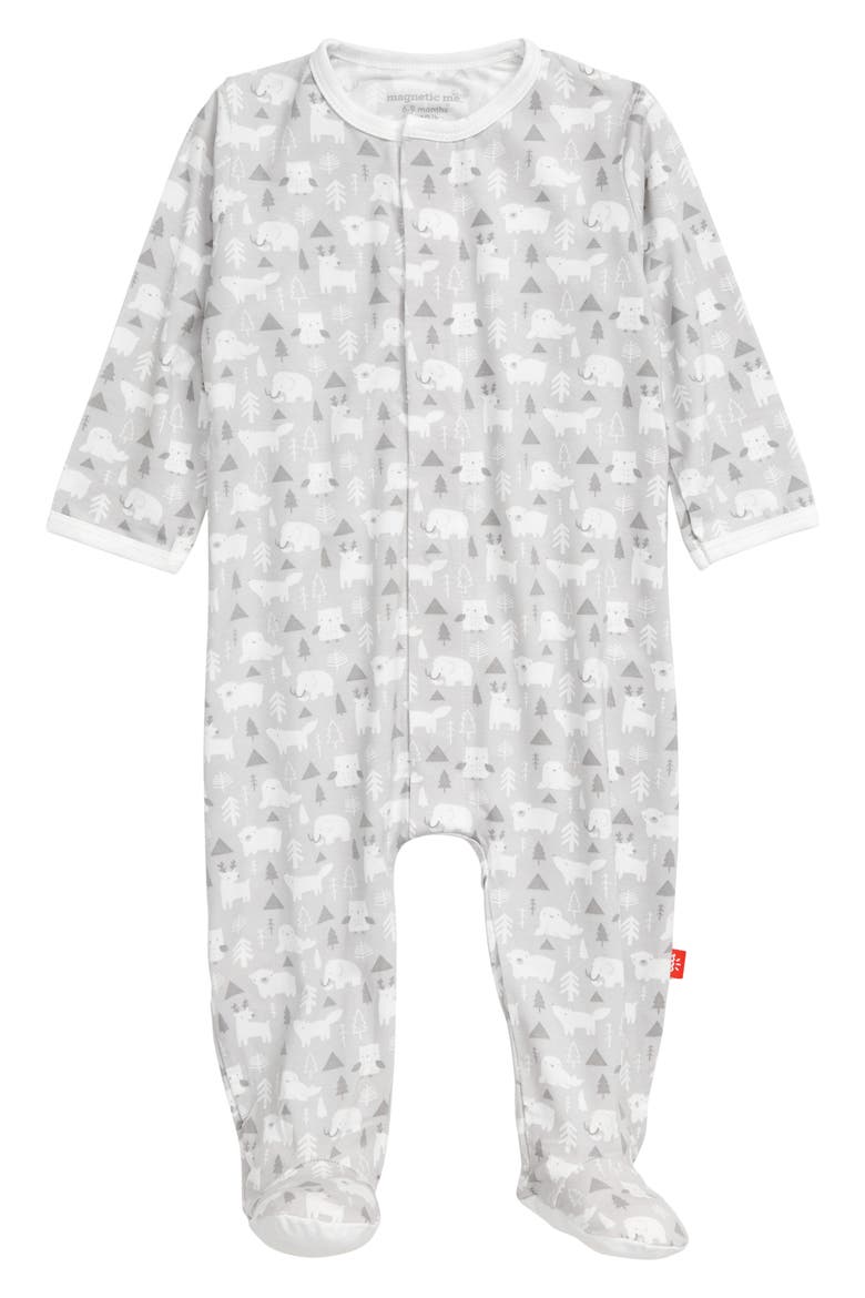 Denali Footie, Main, color, WHITE