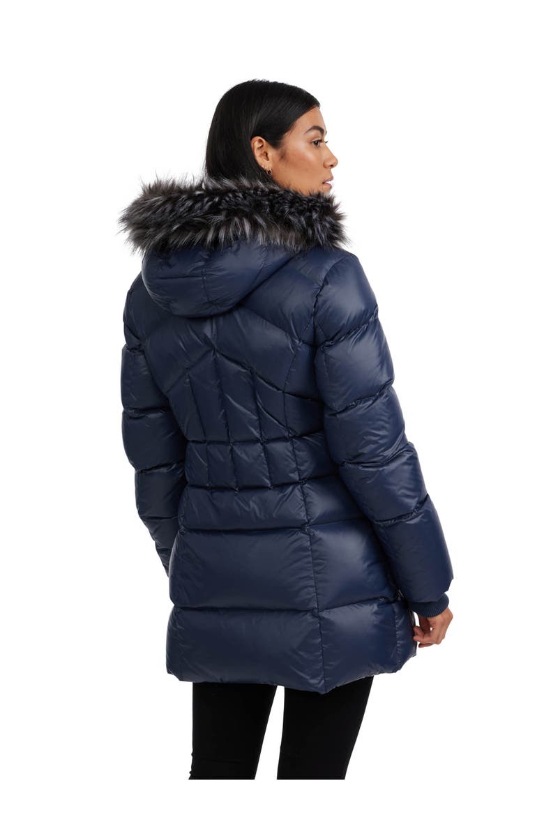 Pajar Women's Ares Fixed Hood Puffer with Fixed Bib, Alternate, color, Graphite