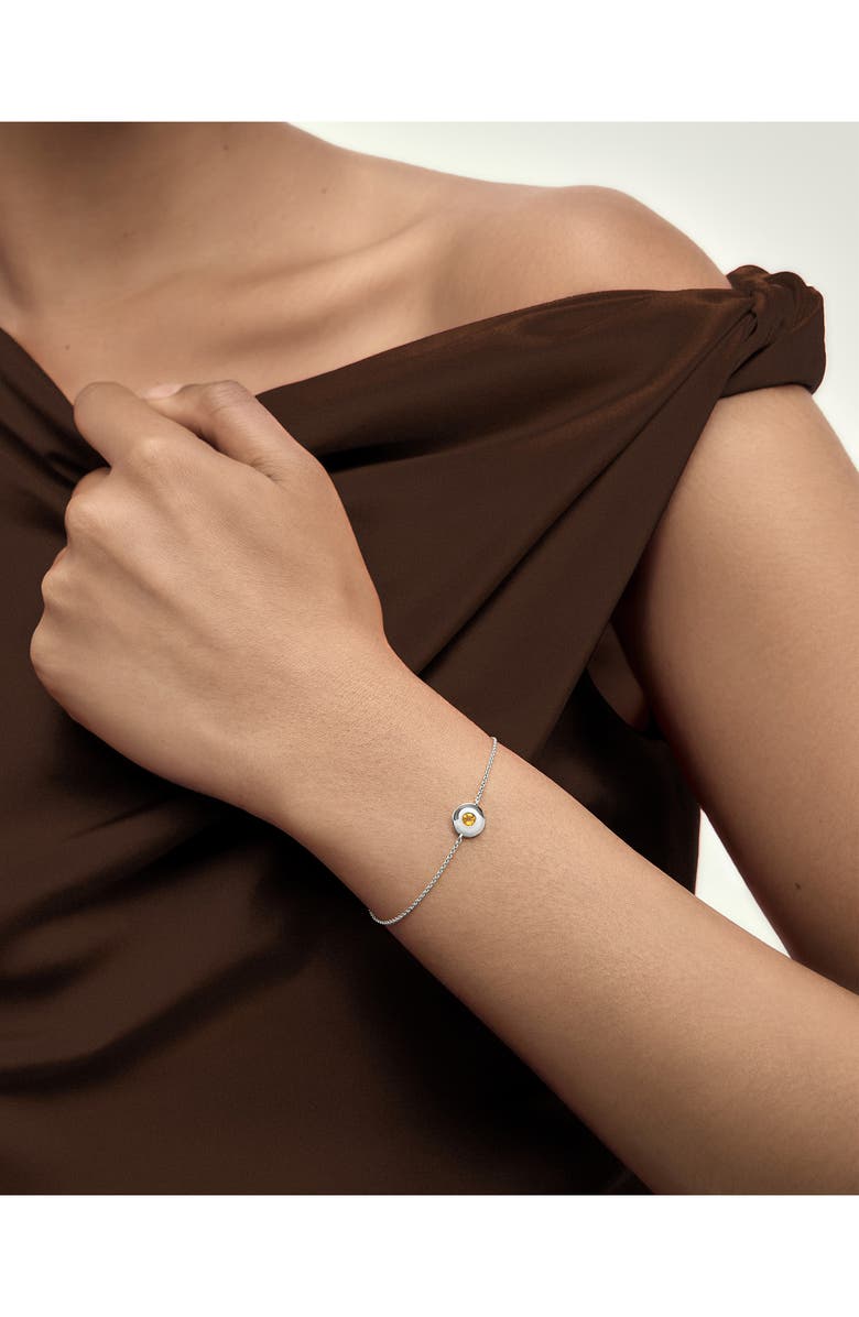 Monica Vinader November Birthstone Citrine Bracelet, Alternate, color, Sterling Silver / Citrine