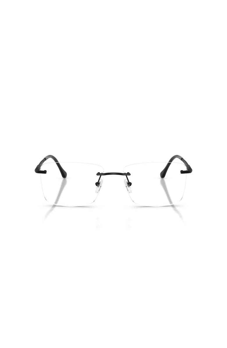 Sferoflex 55mm Square optical glasses, Alternate, color, Black